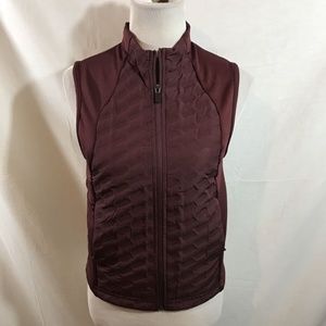 Xersion burgundy puffer vest - womens XS, armpit to armpit = 16.5"